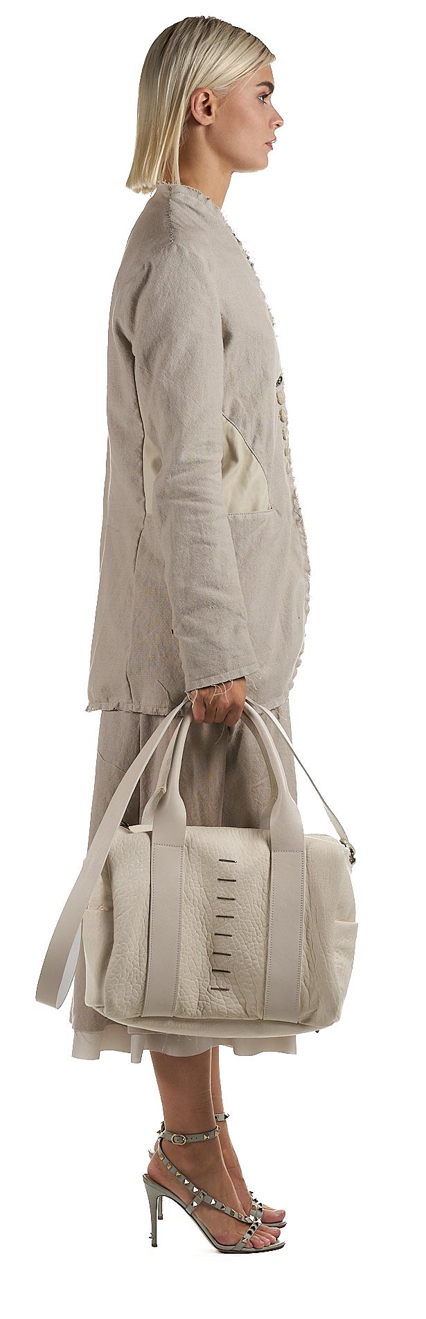 daniele basta leather and silver bags - WEARING
